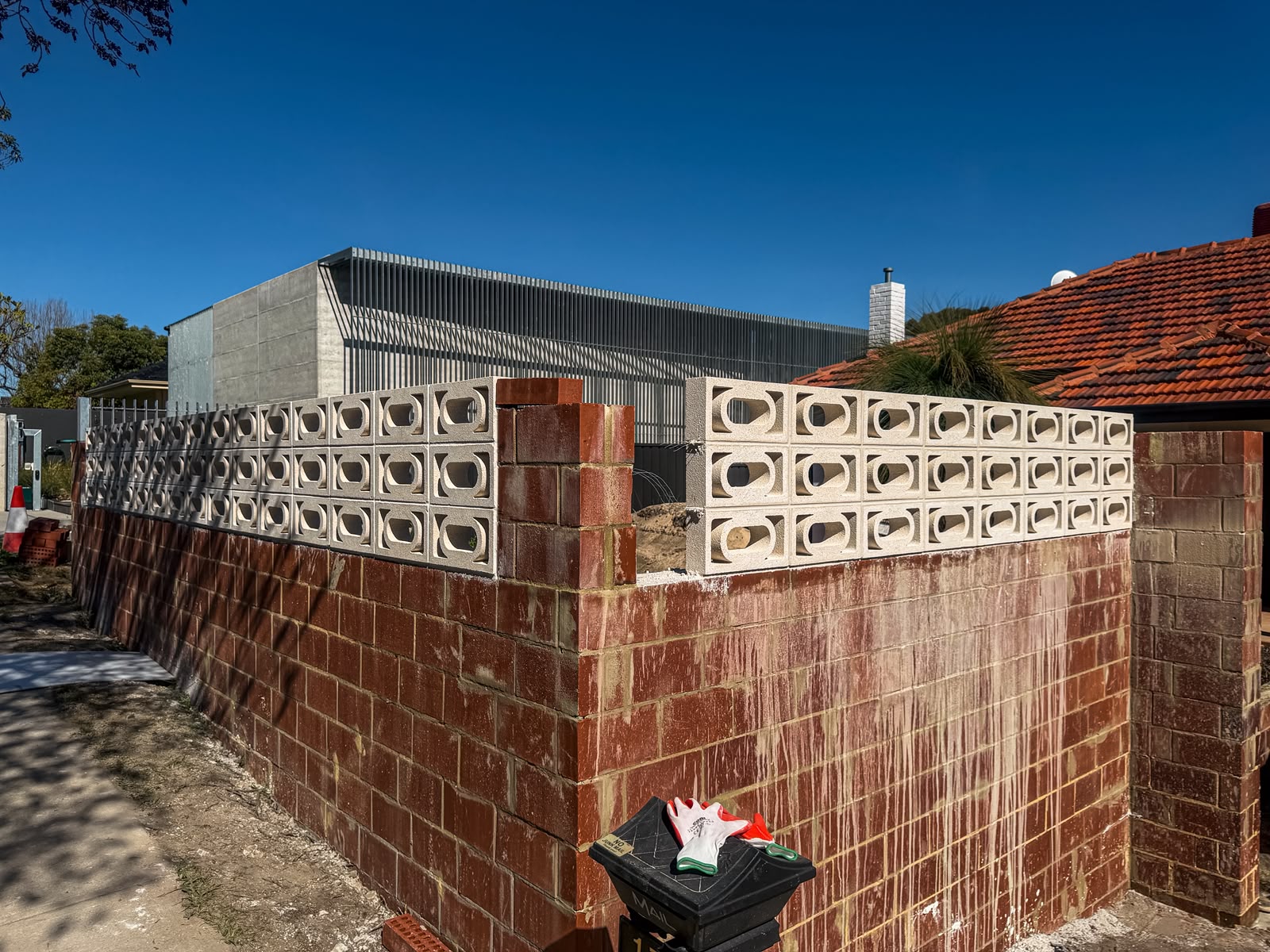 Carnaval breeze block feature wall, Coolbinia - photo 5